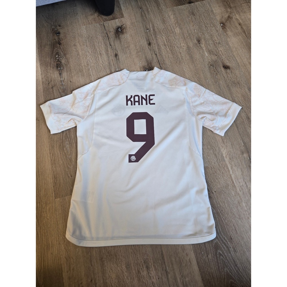 Adidas FC Bayern Munich Youth Harry Kane #9 Jersey – Cream Floral - Picture 2 of 3